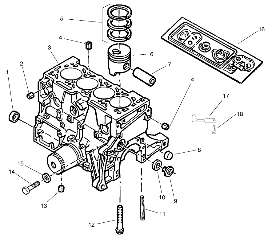 Cylinder Block Assembly