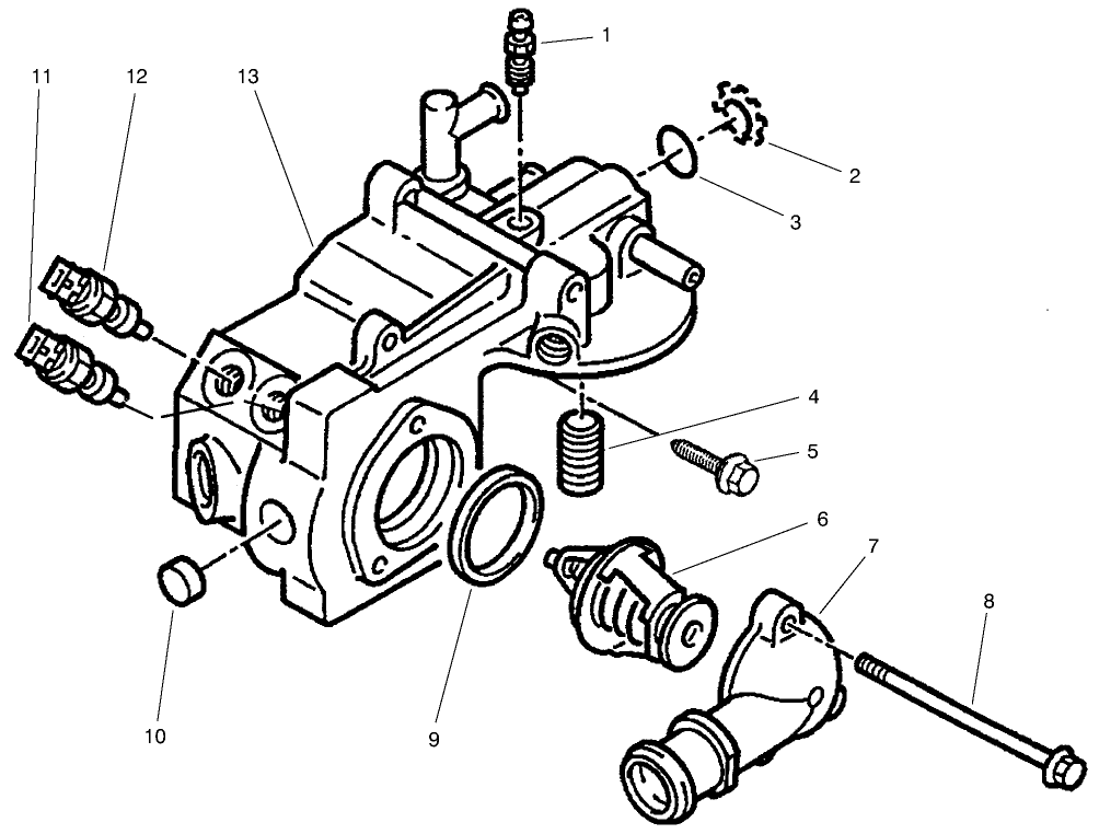 Coolant Outlet Box Assembly