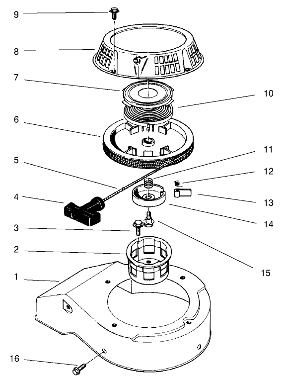 Recoil Assembly (modle No. 48pw)