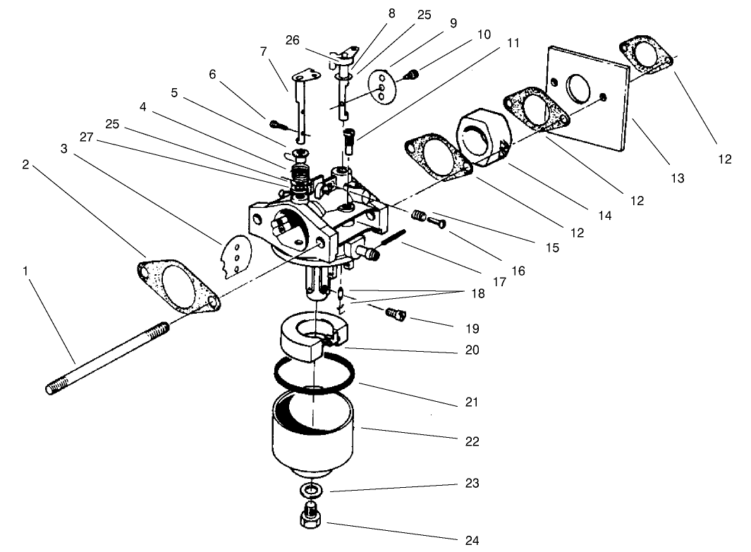 Carburetor Assembly (model No. 48pw)