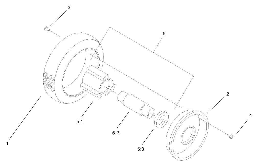 Front Wheel & Tire Assembly
