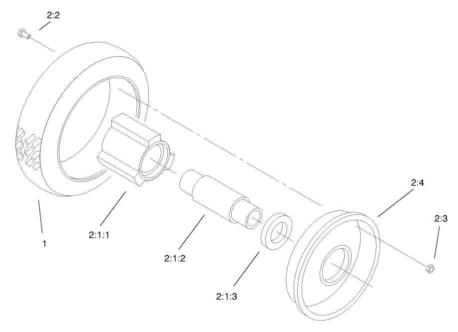 Front Wheel & Tire Assembly
