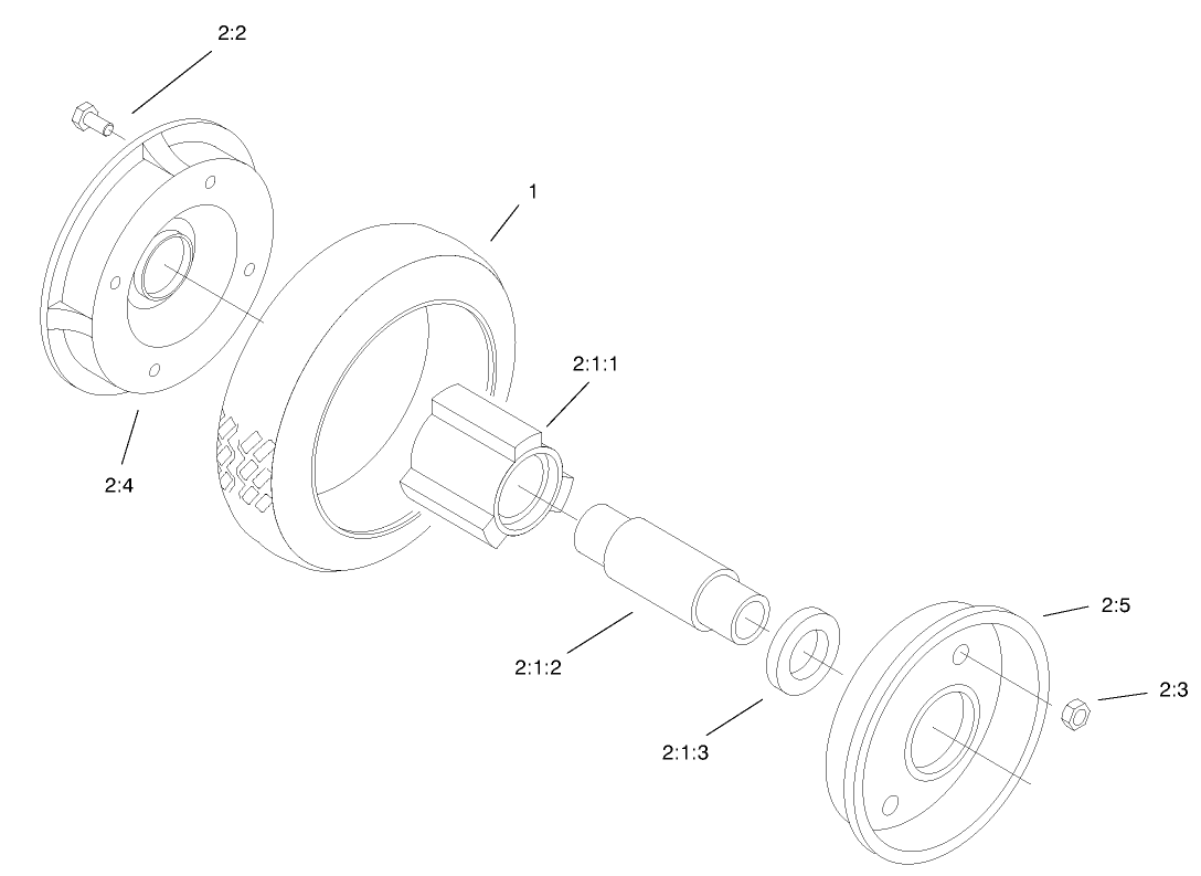 Rear Wheel & Tire Assembly