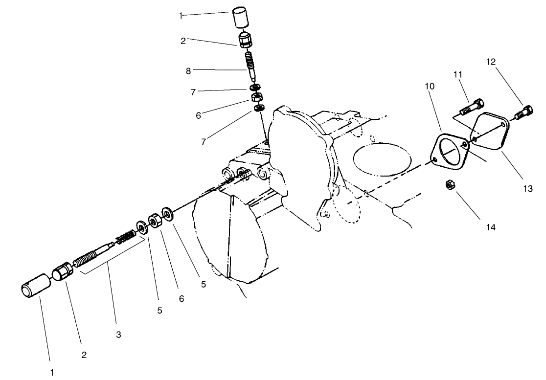 Engine Stop Lever Assembly
