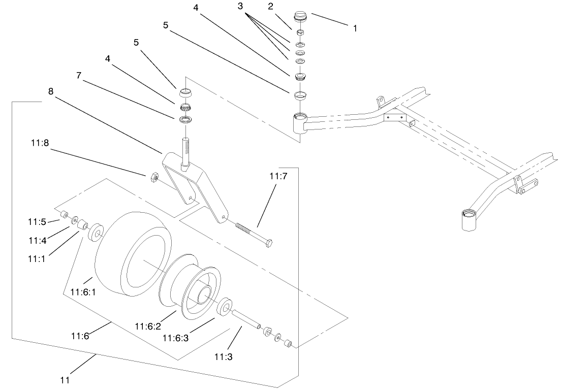 Caster And Wheel Assembly
