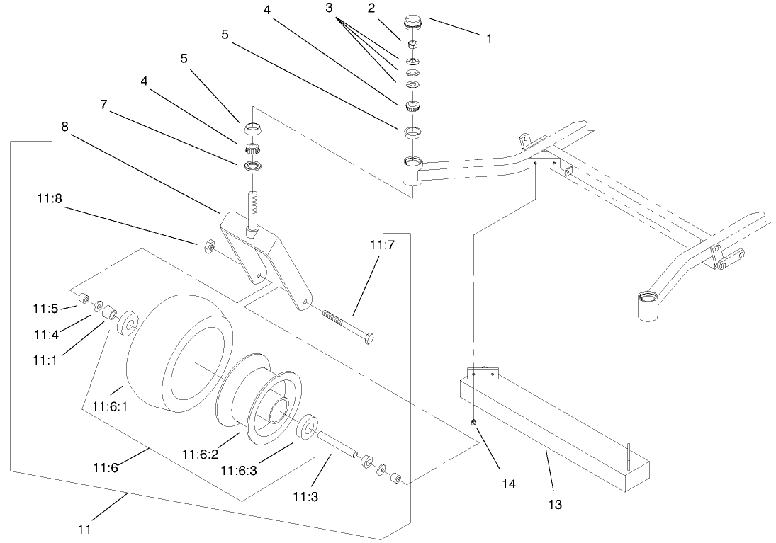 Caster And Wheel Assembly