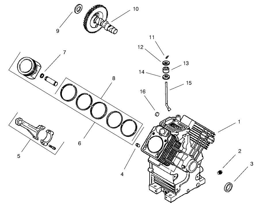 Group 2-Crankcase (ch25s 68606 Kohler)