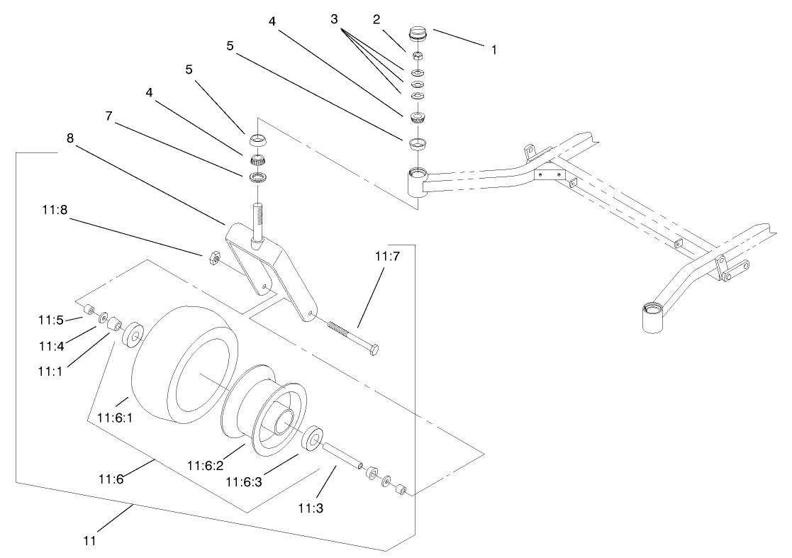 Caster And Wheel Assembly