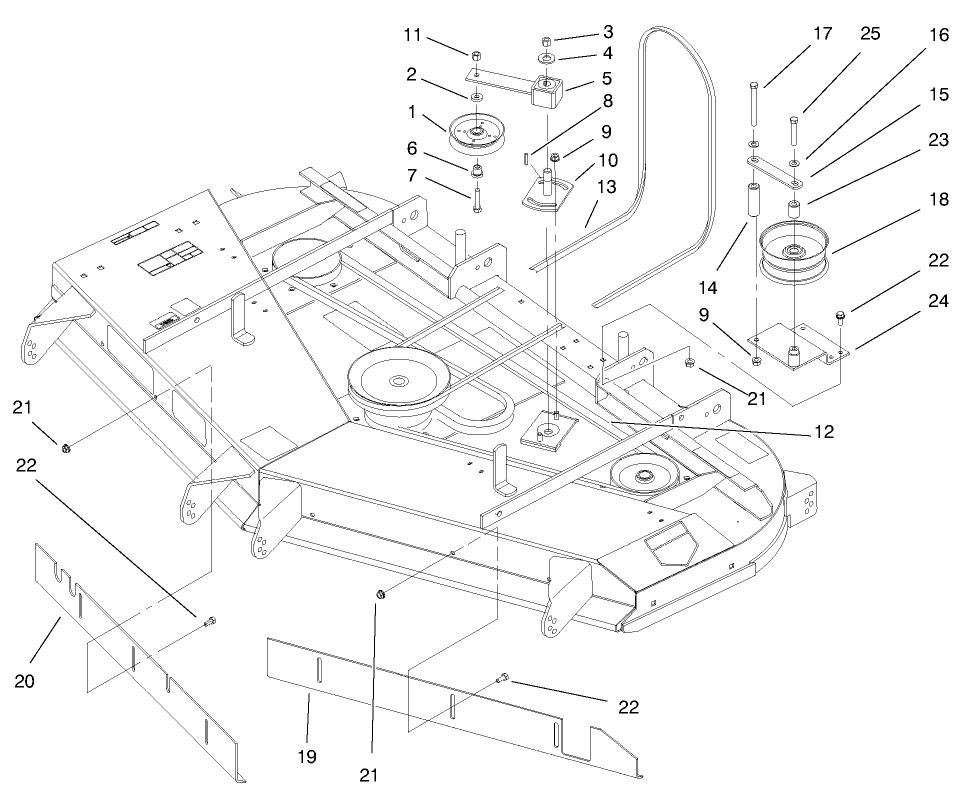 Belts And Idler Arm Assembly
