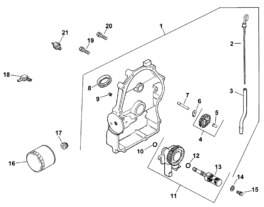 Group 3-Oil Pan/lubrication (ch22s 76513 Kohler)