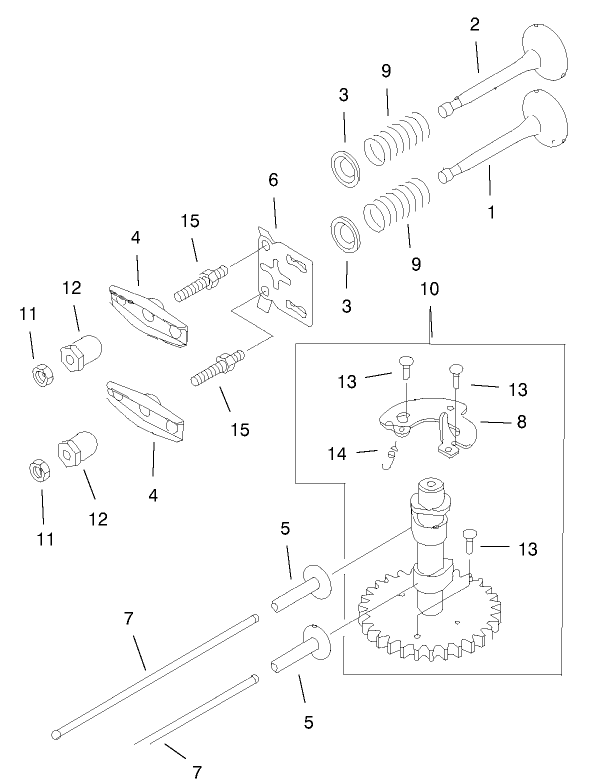 Valve & Camshaft Assembly