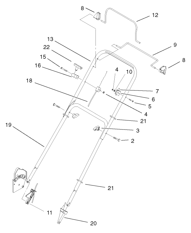 Handle And Controls Assembly