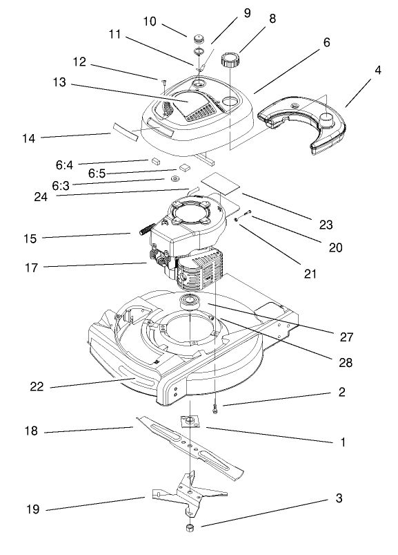 Engine & Blade Assembly