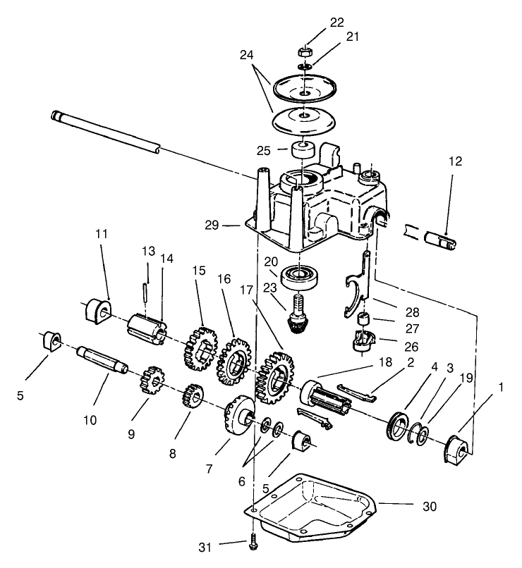 Gear Case Assembly No. 92-7869