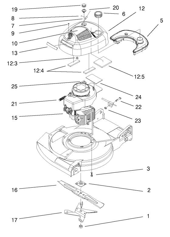 Engine And Blade Assembly