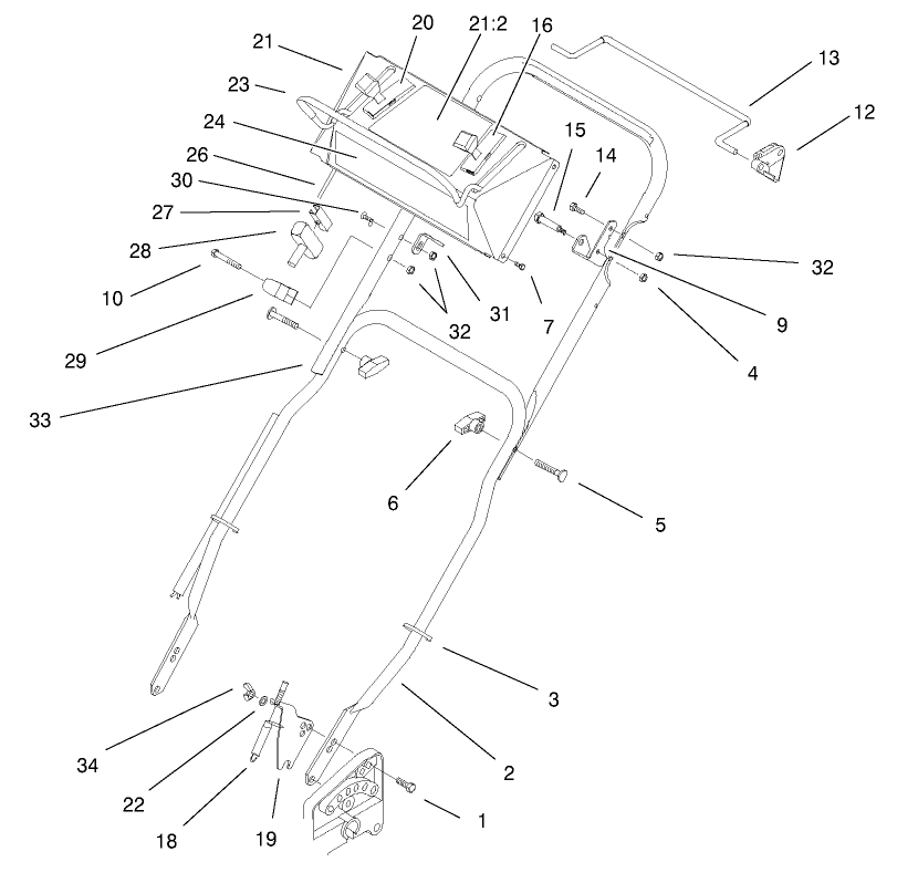 Handle And Controls Assembly