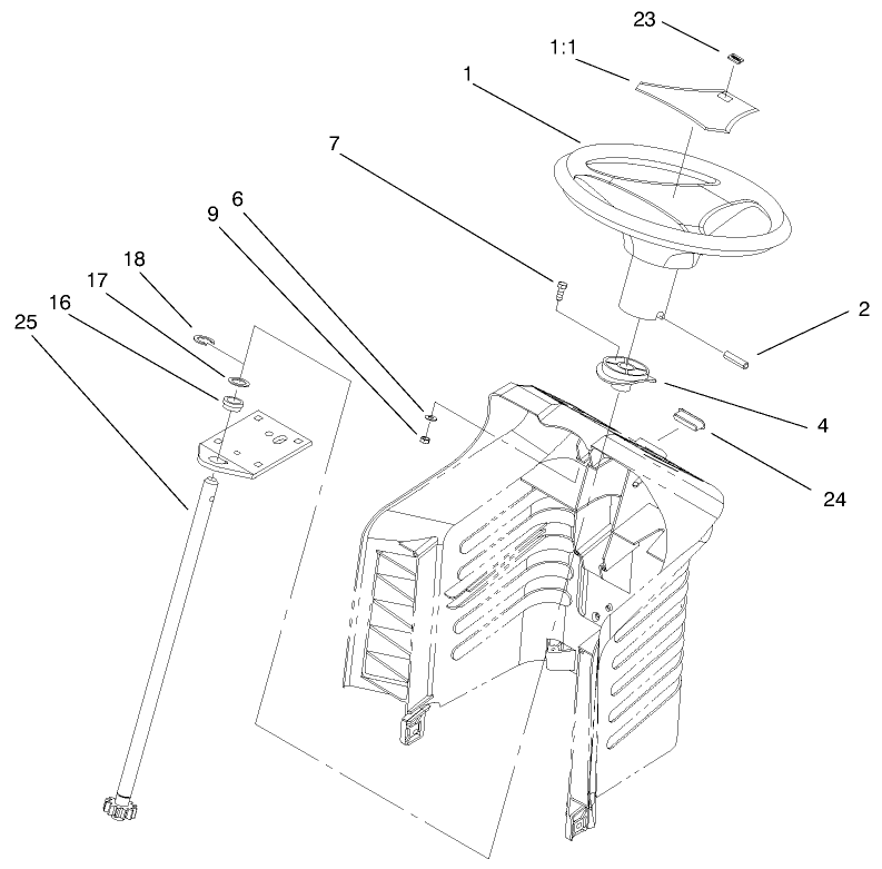 Fixed Steering Assembly