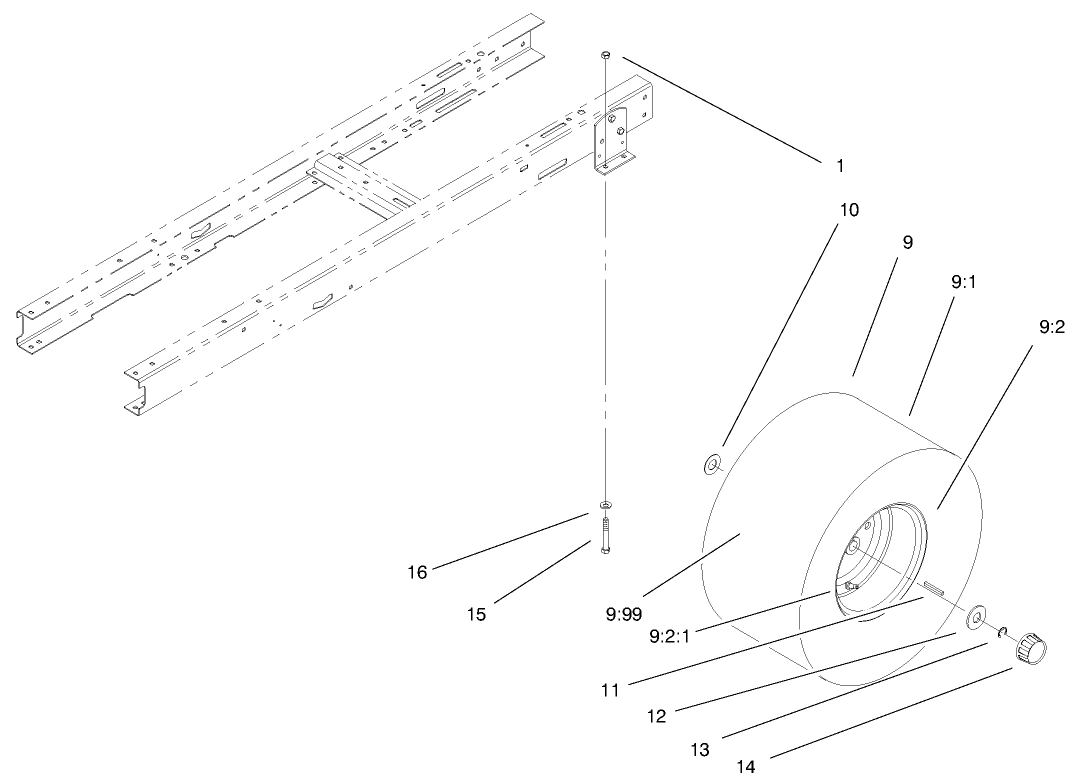 Rear Wheel & Tire Assembly