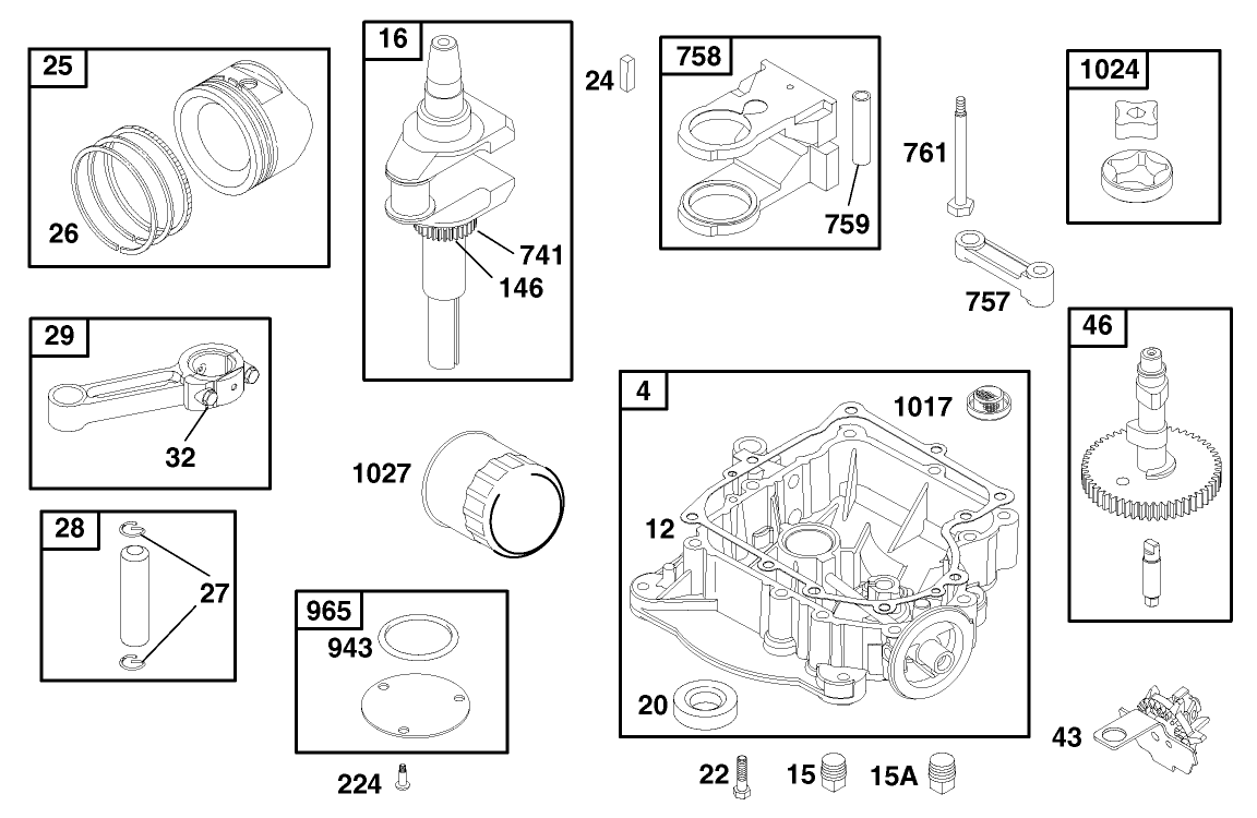 Engine Briggs & Stratton Model 28q777-0690-E1