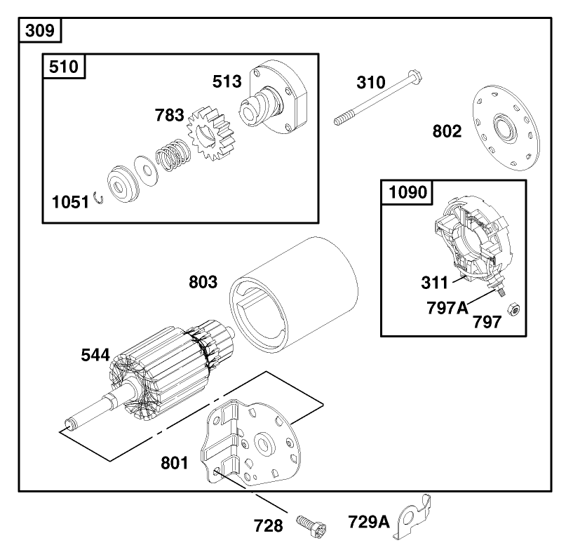 Engine Briggs & Stratton Model 28q777-0690-E1
