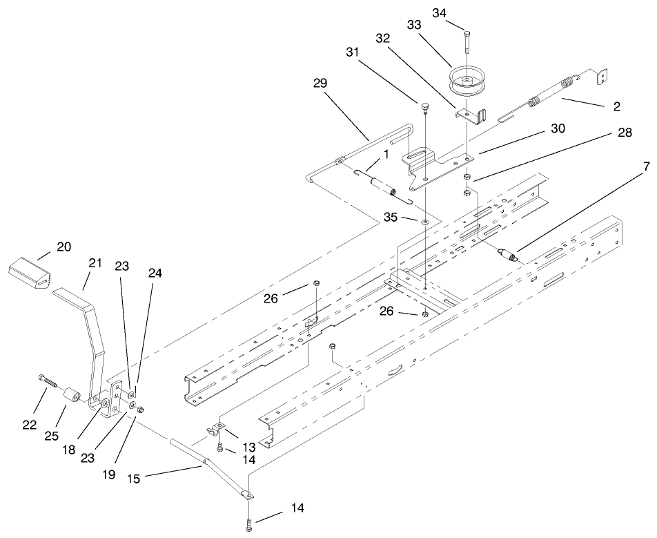 Traction & Brake Components Assembly