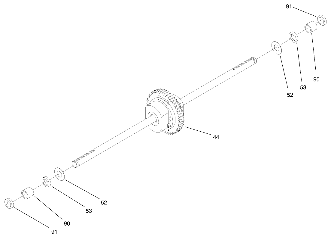 Hydro Transaxle Assembly (cont.)