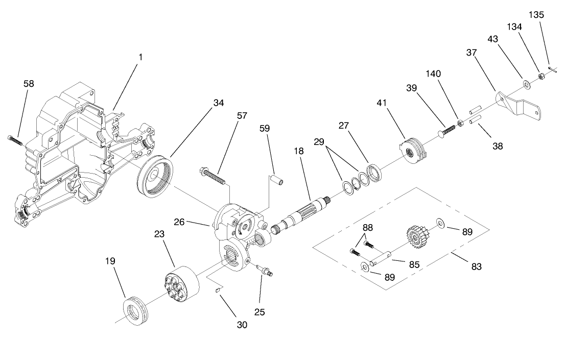 Hydro Transaxle Assembly (cont.)