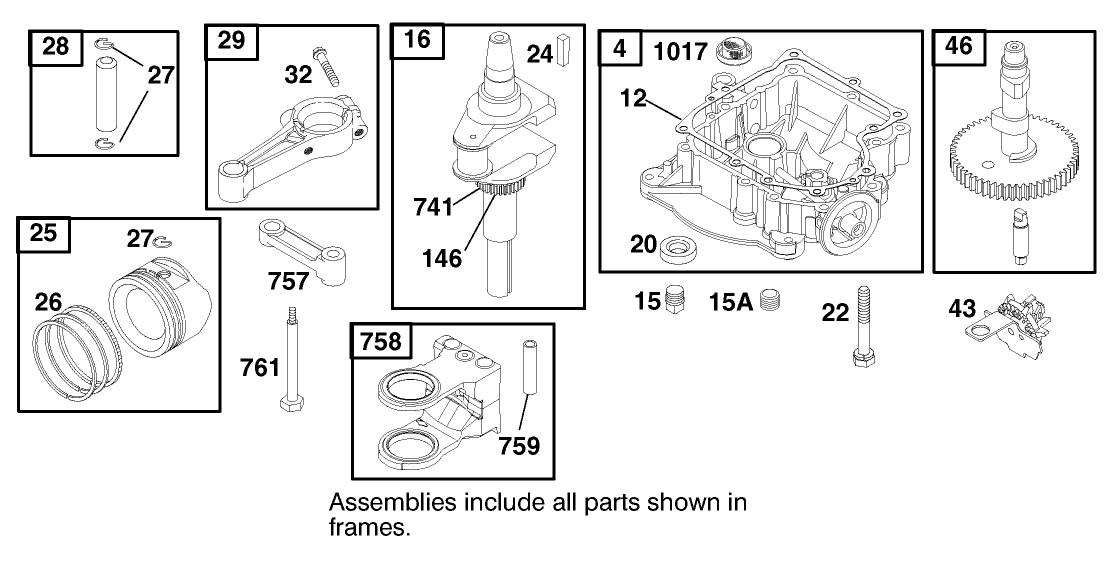 Engine Briggs & Stratton Model 312777-0128-E1