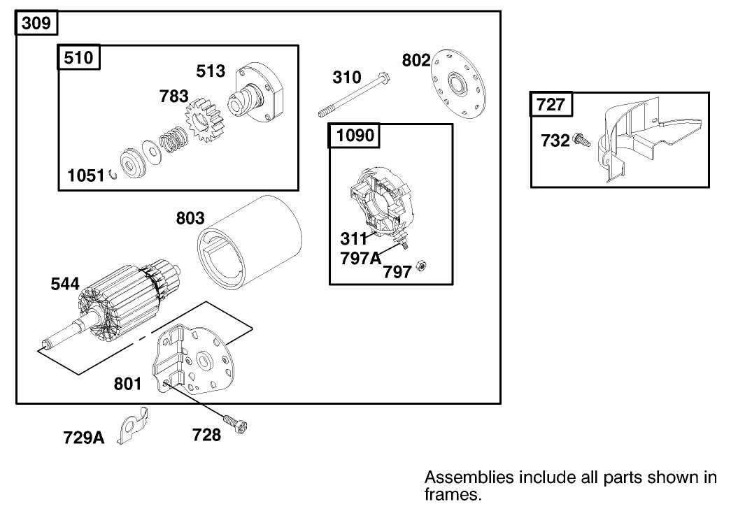 Engine Briggs & Stratton Model 312777-0128-E1