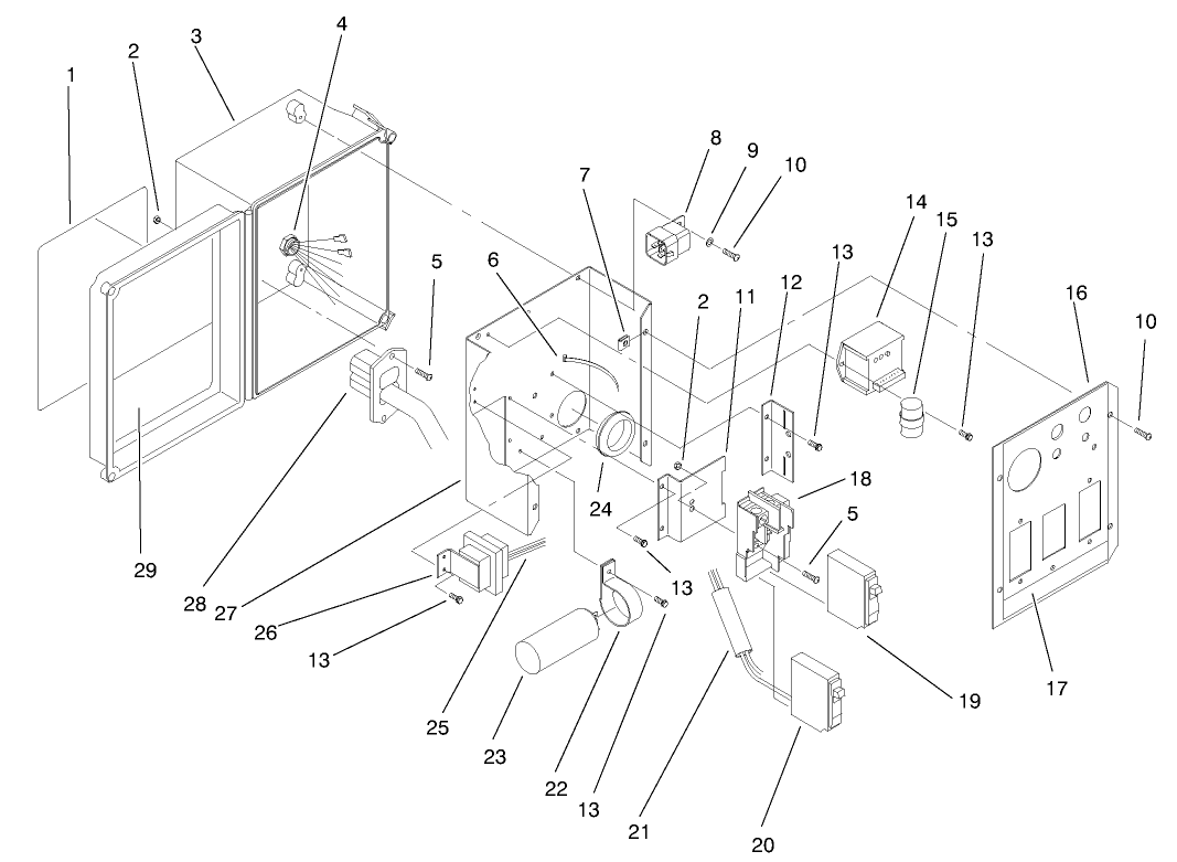 Control Box Assembly (continued)