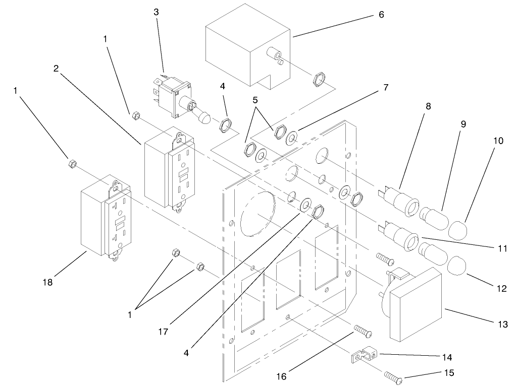 Control Box Assembly (continued)