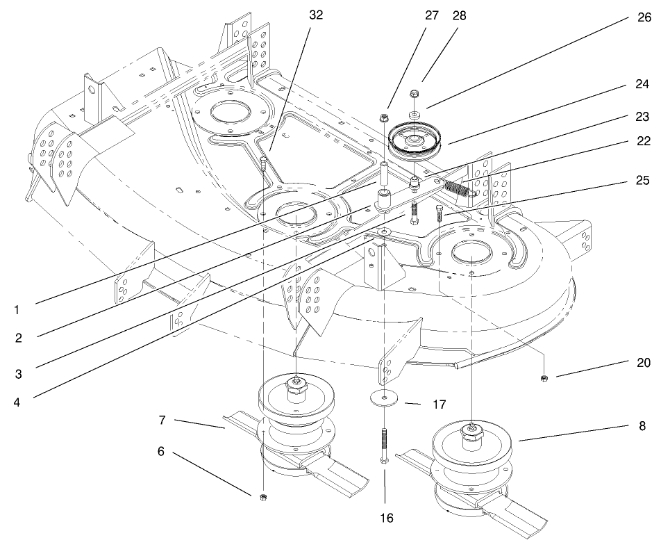 Spindle And Idlers Assembly