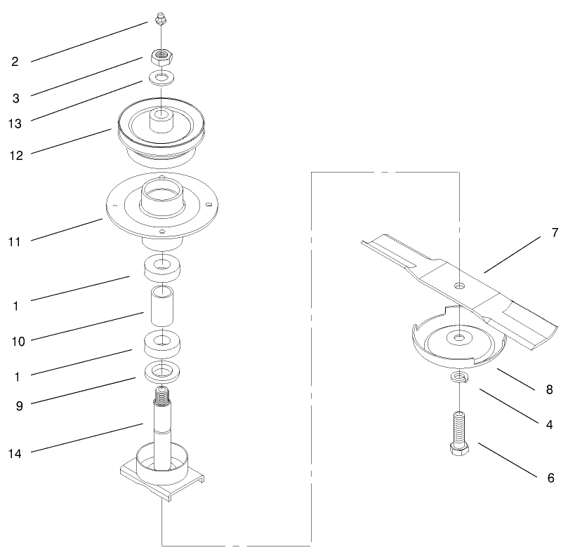 Spindle Assembly No. 67-7600
