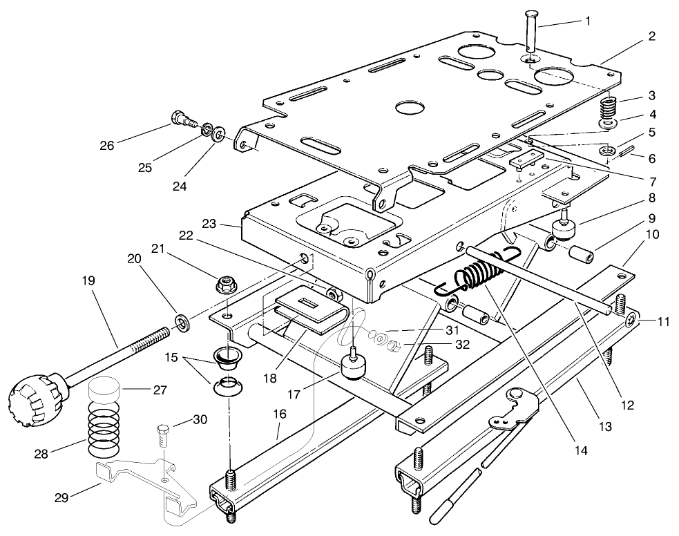 Seat Suspension Assembly