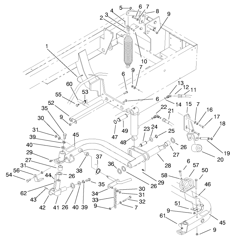 Rear Lift Arms Assembly