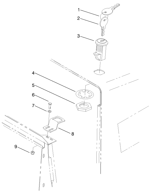 Hood Switch & Lock Assembly