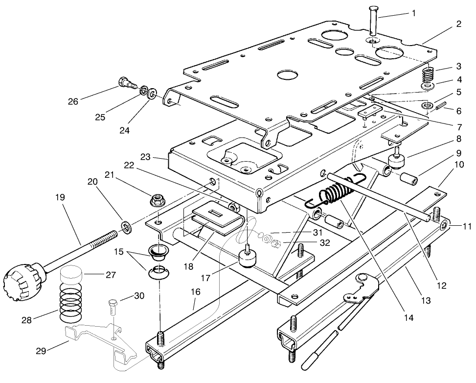 Seat Suspension Assembly