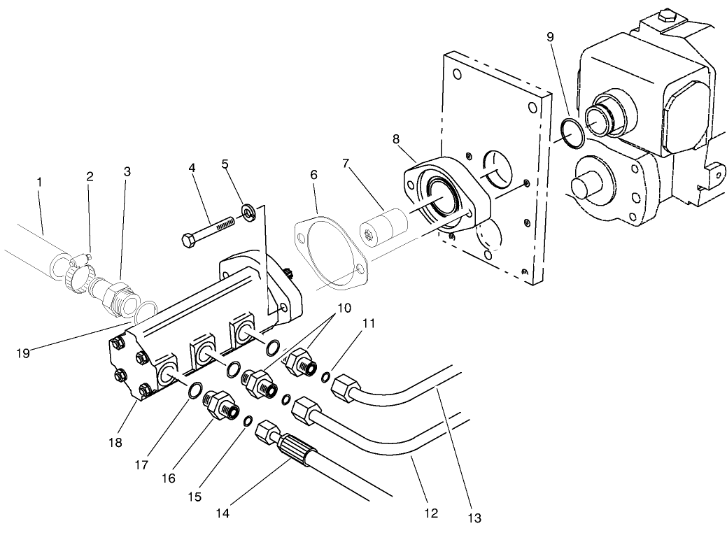 Gear Pump Installation Assembly
