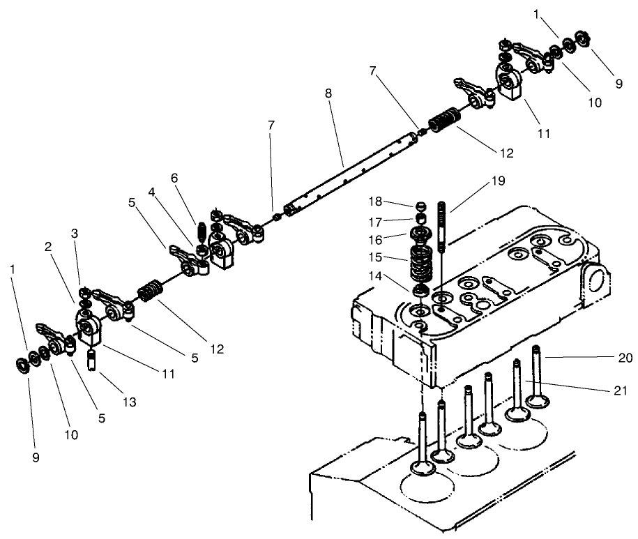 Valve & Rocker Arm Assembly