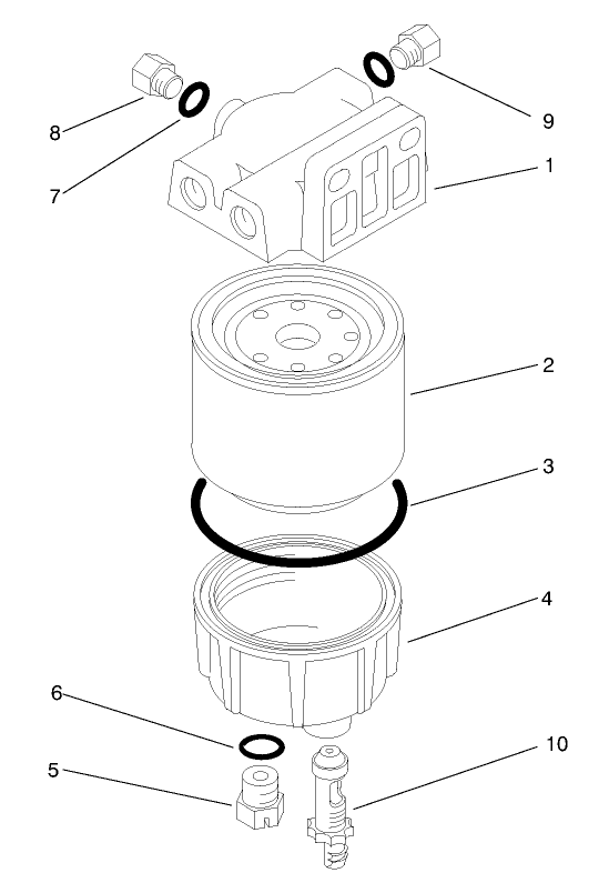 Filter, Water/fuel Separator Assembly