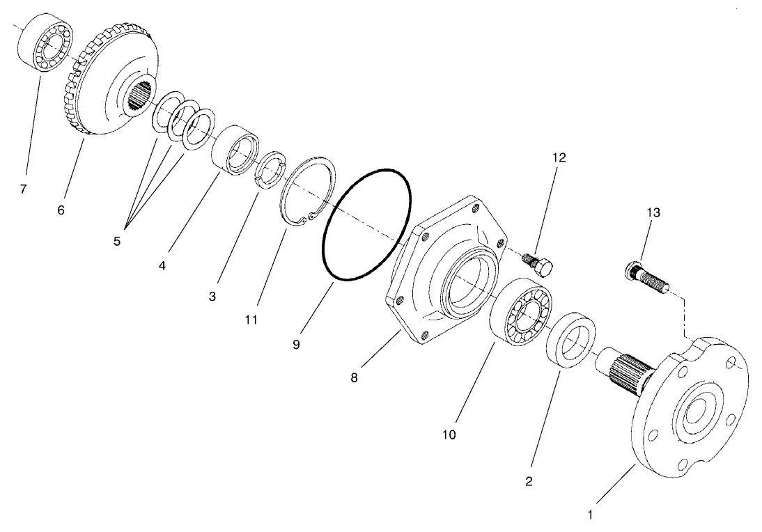 Rear Axle Assembly No. 98-3925 (continued) Axle Assembly