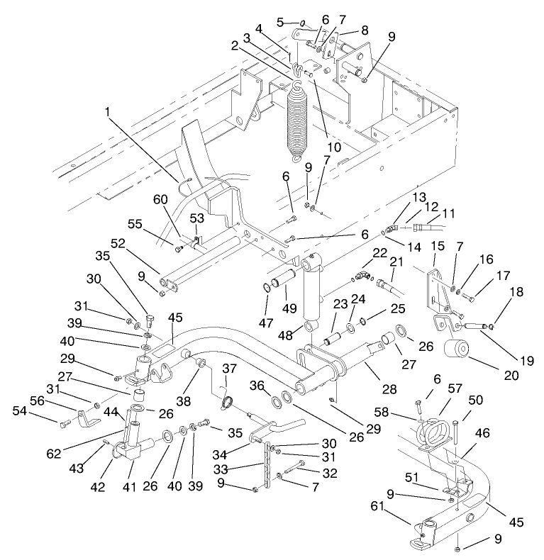 Rear Lift Arms Assembly