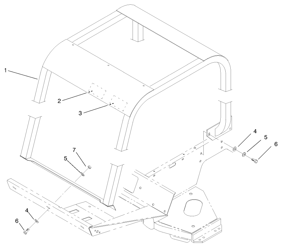 Roll Over Protection System (r.o.p.s.)(optional)