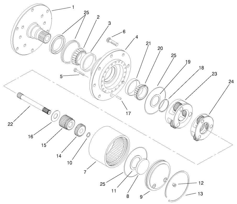 Planetary Drive Assembly #92-7415-03