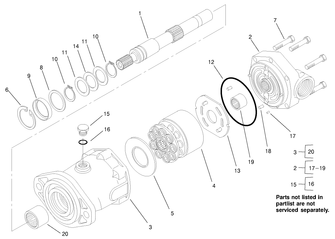Rh-Hydraulic Motor Assembly #92-7385