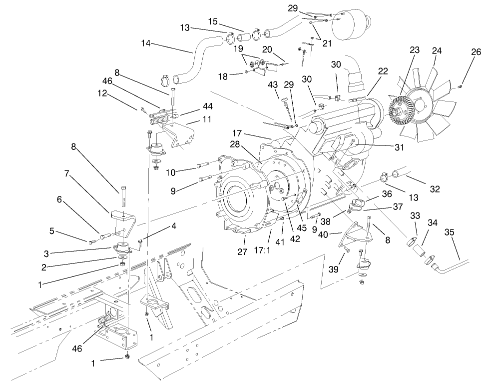 Engine Installation Assembly
