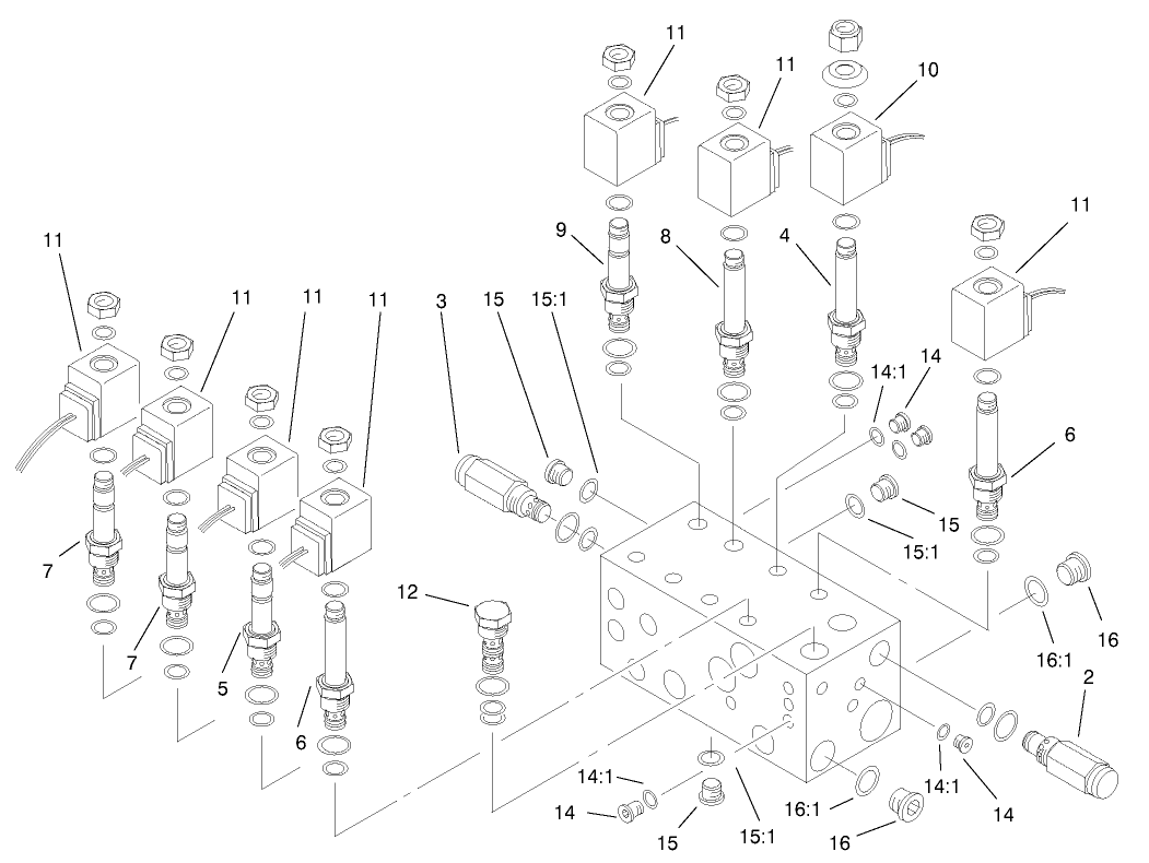 Front Manifold Block Assembly #100-3800