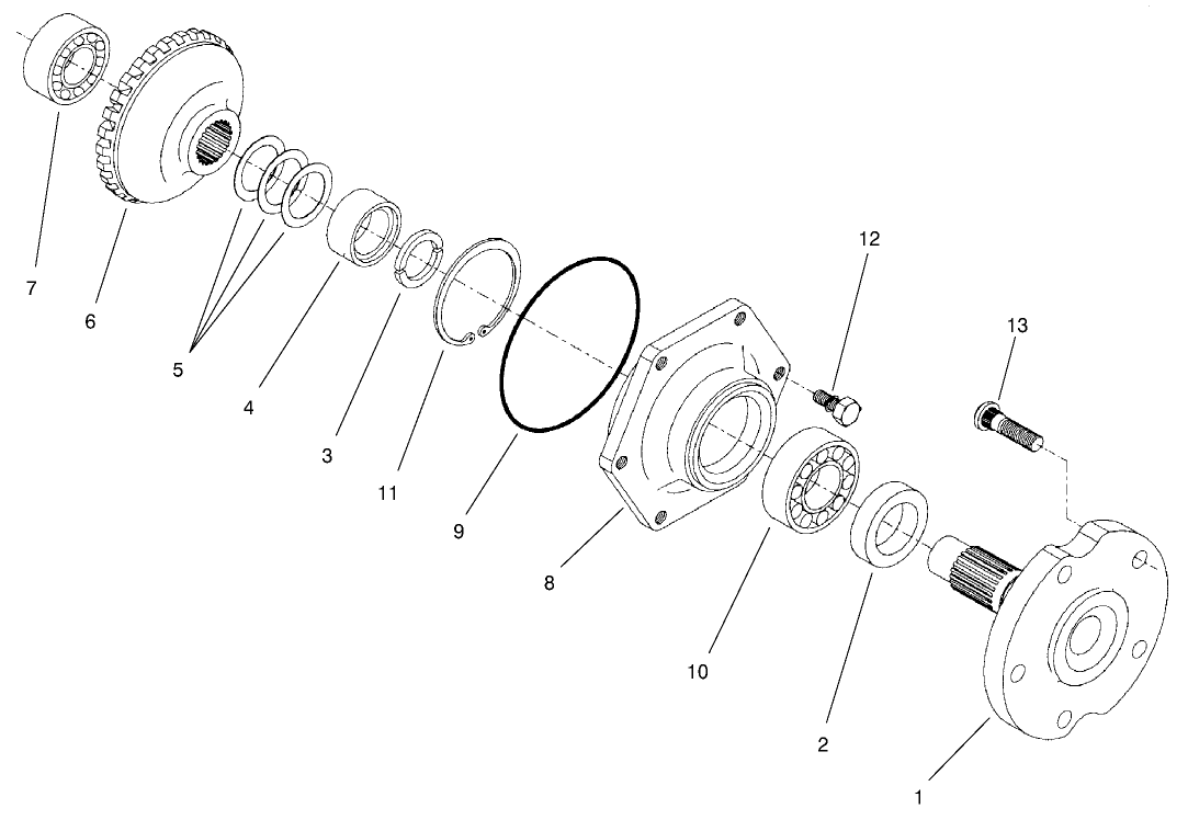 Rear Axle Assembly No. 100-3784 (continued) Axle Assembly