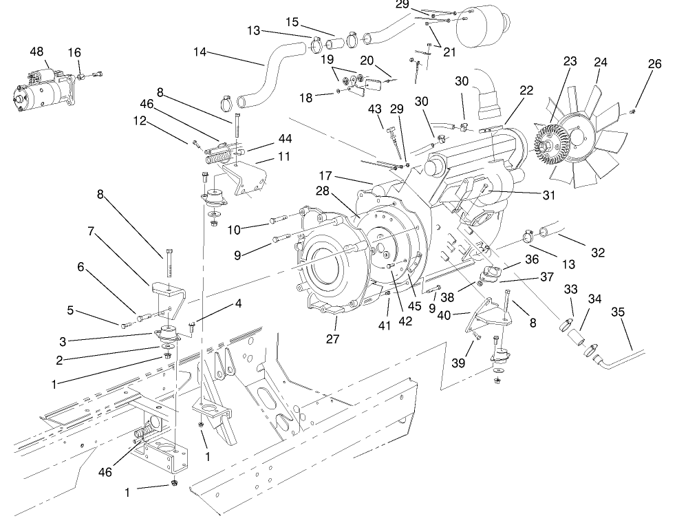 Engine Installation Assembly