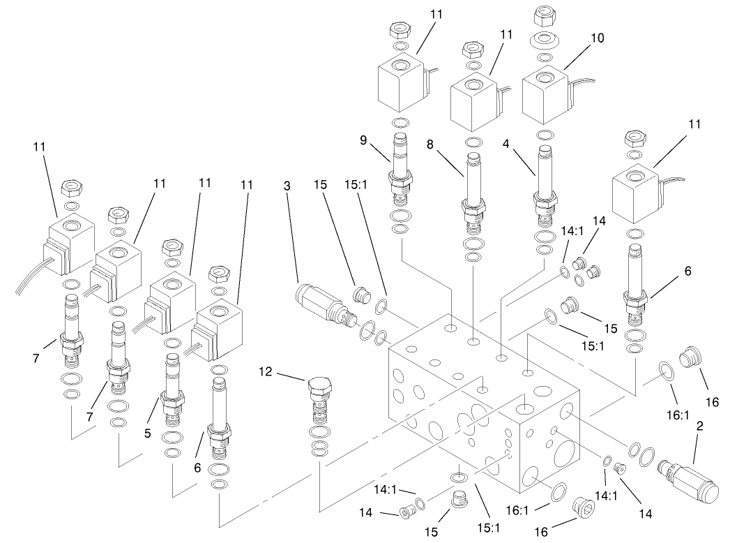 Front Manifold Block Assembly #100-3800